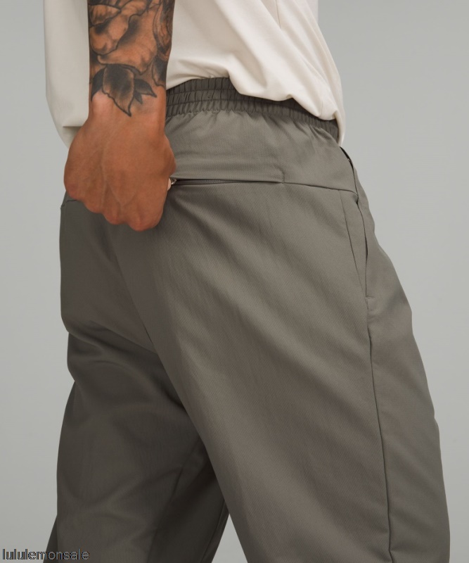 Lululemon Deutschland DELULU673 | Lululemon Deutschland Grau Salbei New Venture Hosen Twill Stoff